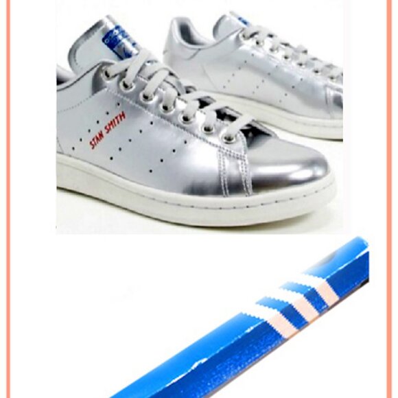New Rare & Unique Adidas Metallic Color Stan Smith Athletic Shoes/Sneakers main image 4